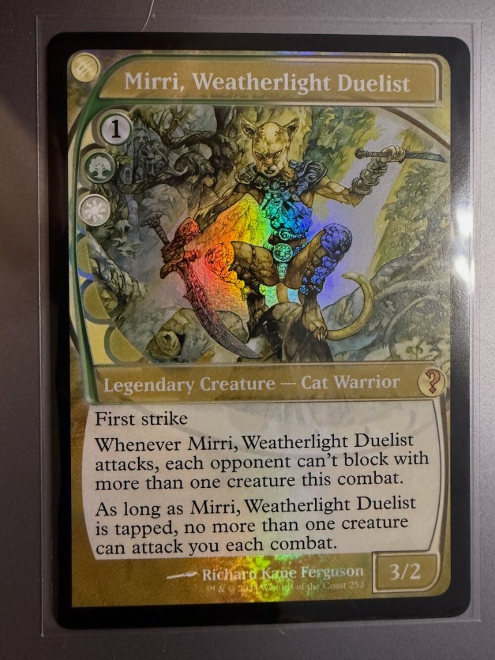 Mirri, Weatherlight Duelist (Future Sight) Foil Mystery Booster 2 252 MTG NM